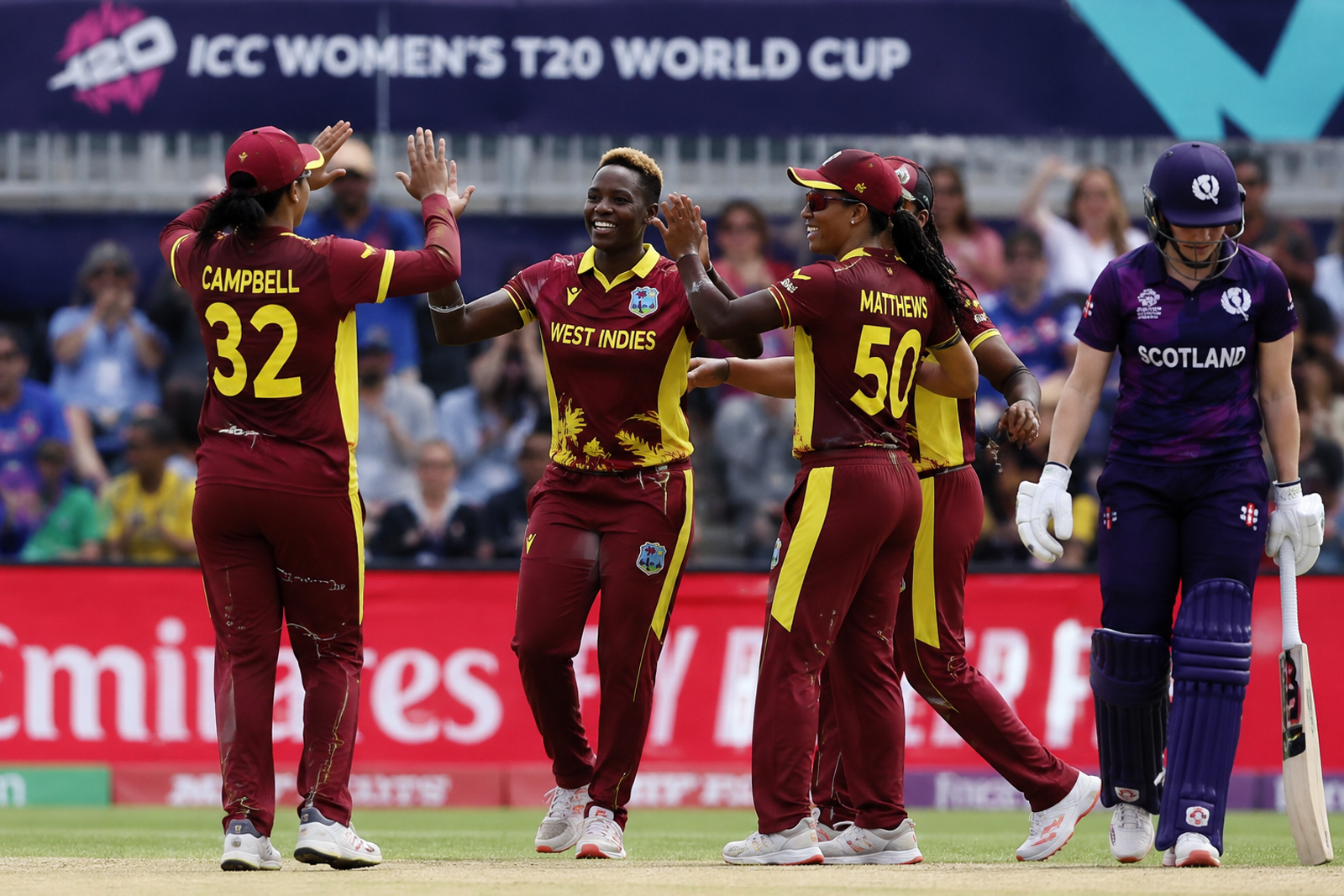 Stafanie Taylor’s Heroics Guide West Indies to Thrilling Win Over Scotland in Women’s T20 World Cup